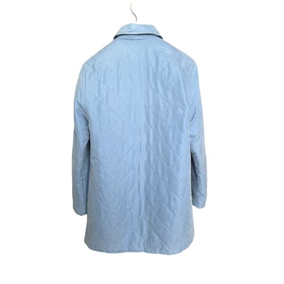 Orvis Quilted Button Front Jacket Size S, Light Blue - Picture 4 of 11